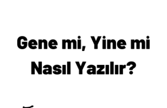 gene mi yine mi