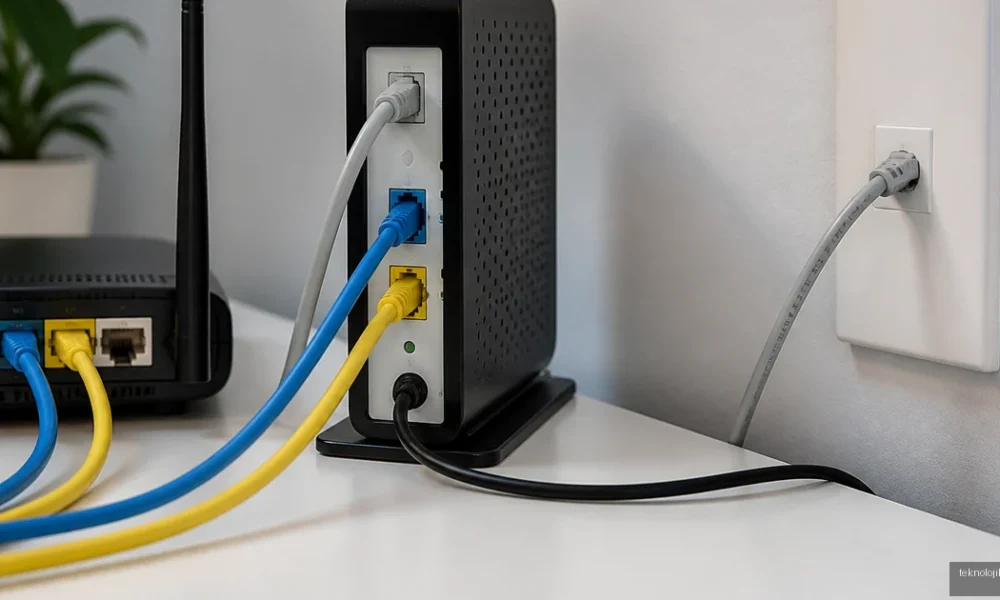 Modem Kabloları Nasıl Bağlanır? DSL, WAN ve Ethernet Kurulumu